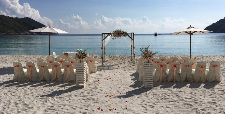 The Taaras Beach & Spa Resort - Wedding Setup 2